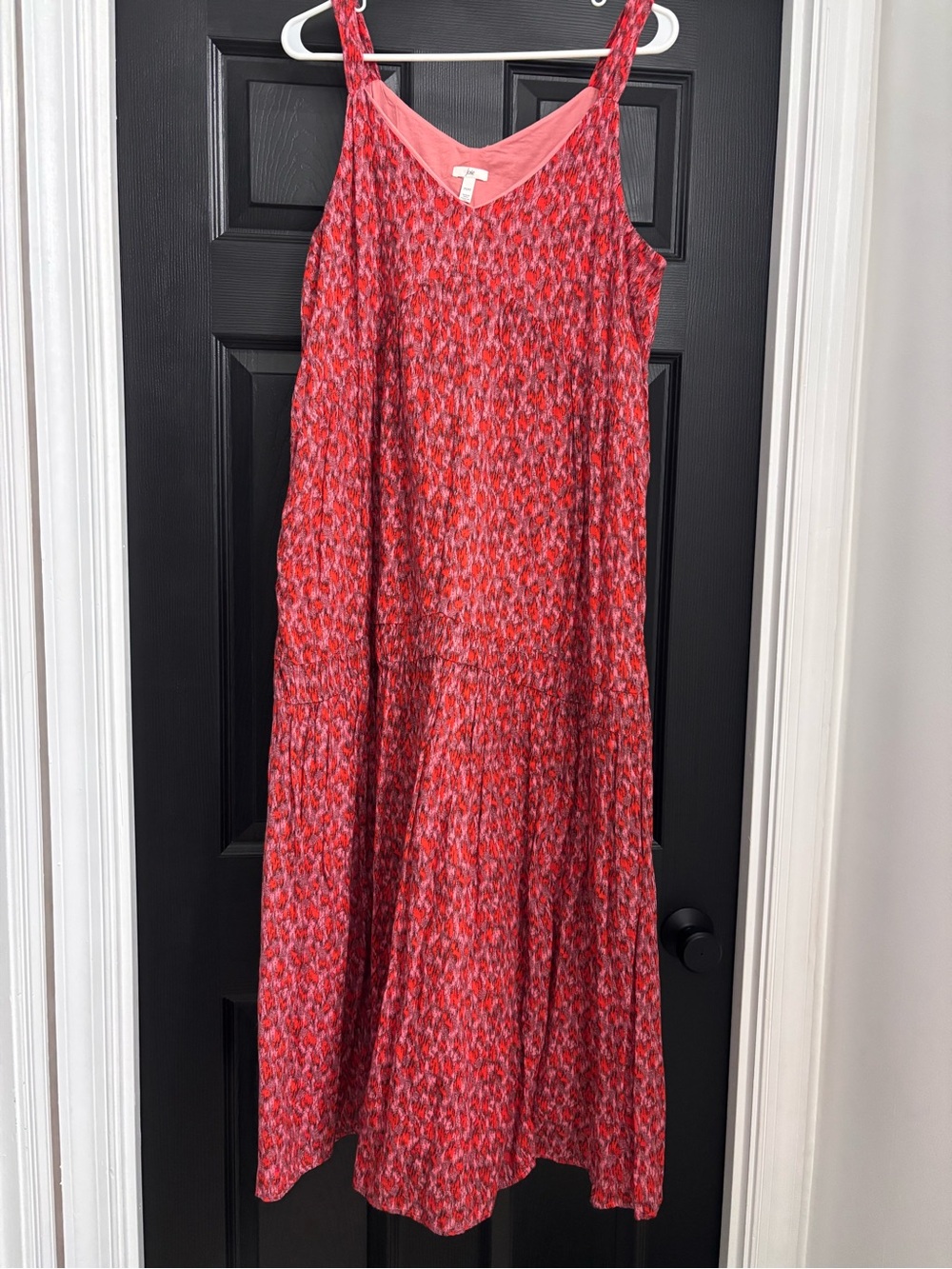 Joie Women’s Maxi Tiered Dress Lined Sleeveless Size Medium